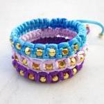 Bracelet gold beads friends..