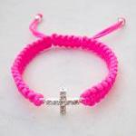 Friendship bracelet cross b..