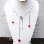 Cascading bubbles necklace ..